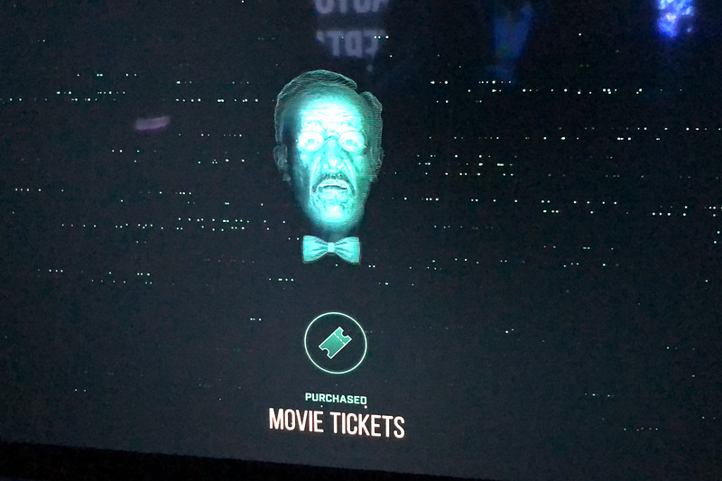 映画の予告編再生時にはチケットの購入も可能