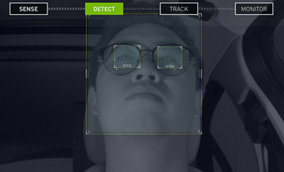 ドライバーモニタリング画面