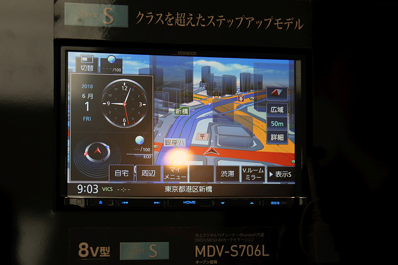 8V型の液晶パネルを採用する「MDV-S706L」