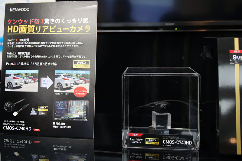 MDV-M906HDLのオプションとして販売されるHDリアビューカメラ「CMOS-C740HD」