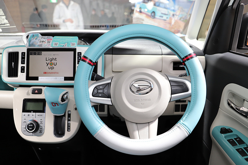 初音ミクの衣装をイメージしたインテリア