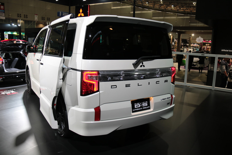 新バリエーションのデリカD：5アーバンギアはスタイリッシュなイメージ