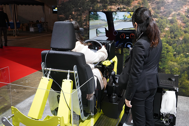 VRシミュレーター体験コーナー