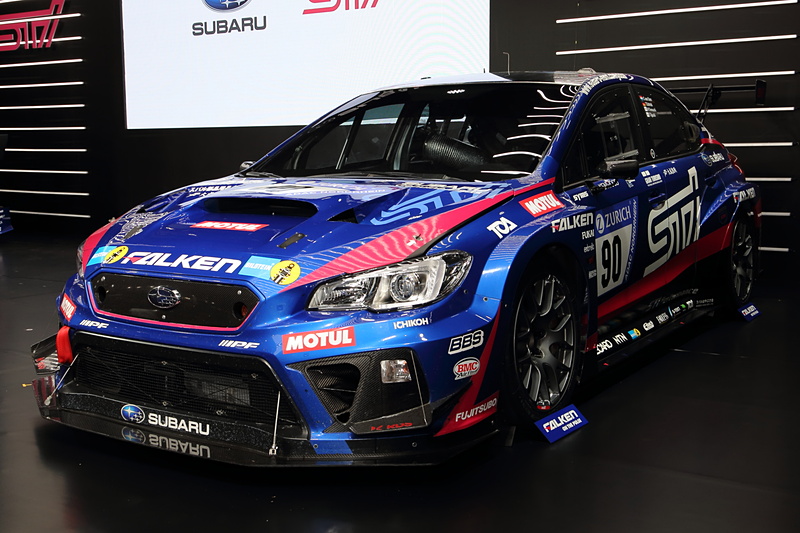 ニュルブルクリンク24時間耐久レースでクラス優勝を遂げた「WRX STI NBR CHALLENGE 2018」