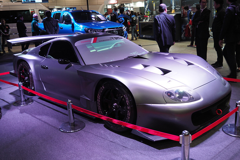 そのほか、ブースではA80型スープラがベースのコンセプトカー「TRD SUPRA」も展示