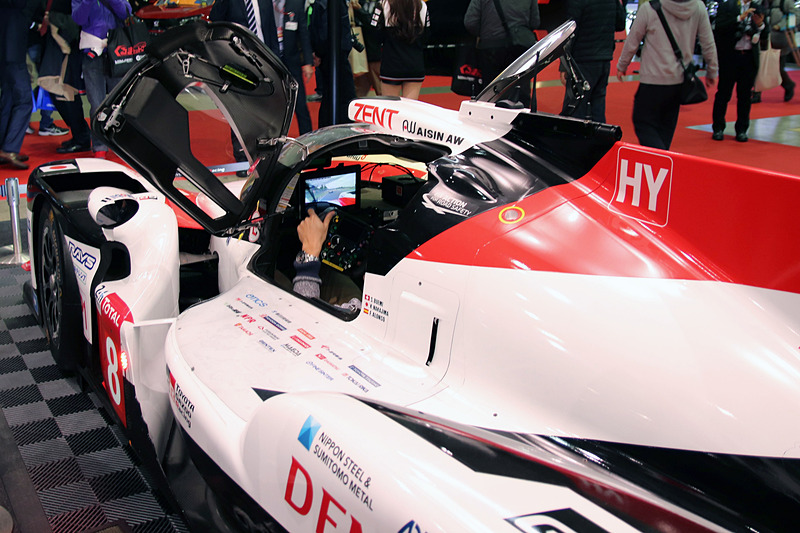 TS050 HYBRIDの搭乗体験も実施