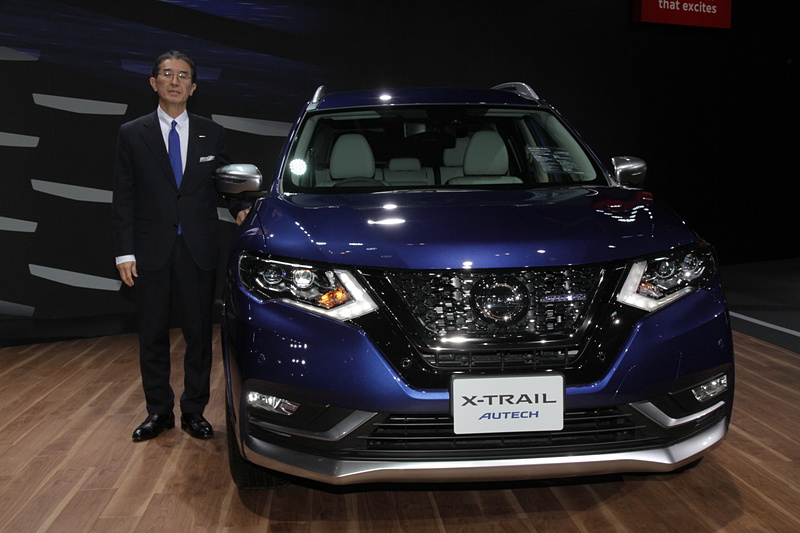 新春の挨拶に加え、NISMOとAUTECHの2枚看板から発表された最新モデルを紹介する株式会社オーテックジャパン社長兼最高経営責任者 ニッサン・モータースポーツ・インターナショナル株式会社 社長兼最高経営責任者 日産自動車株式会社ニスモ・ビジネス・オフィス代表の片桐隆夫氏