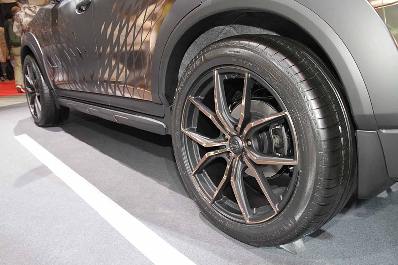 「X-TRAIL＋Naomi Osaka Concept」は大坂なおみ選手をコンセプトに形作られたエクストレイルのコンセプトモデル