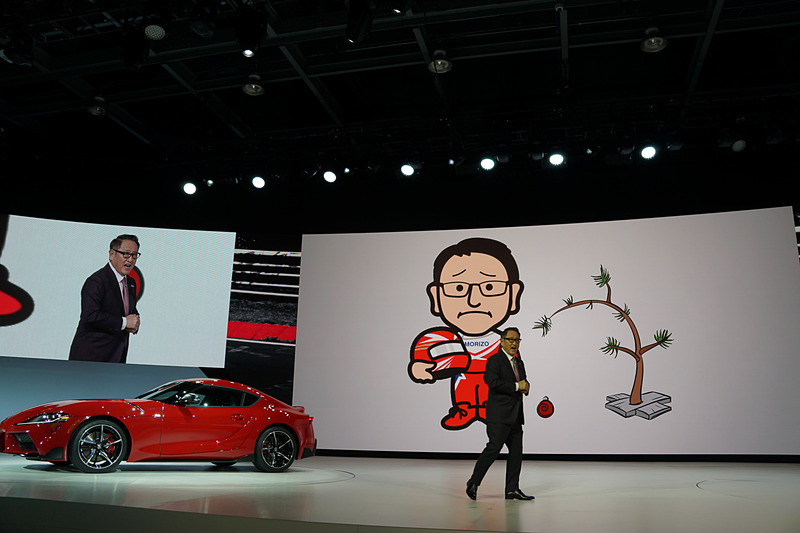 新型スープラを出せない気持ちを表現したイラスト