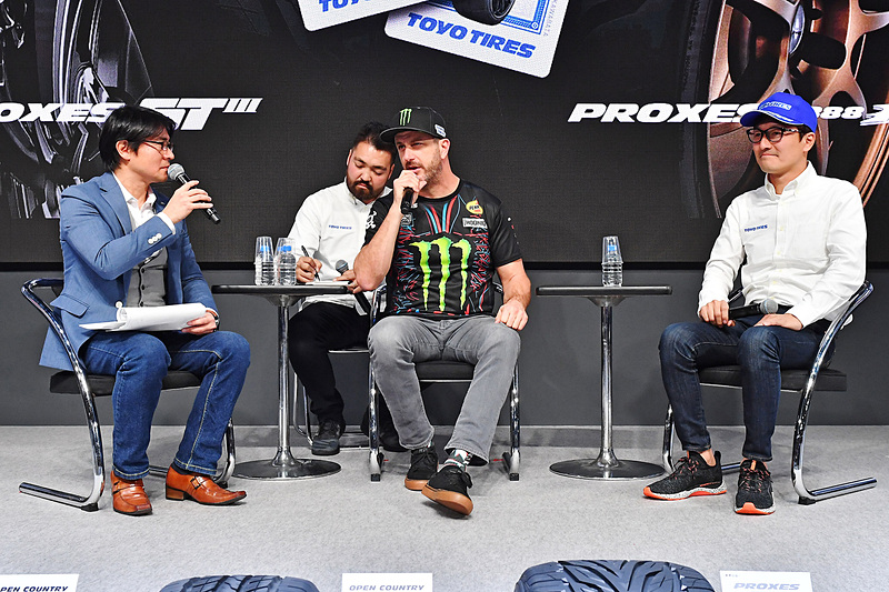 ブロック選手はTOYO TIREとのパートナーシップに満足しているようだ
