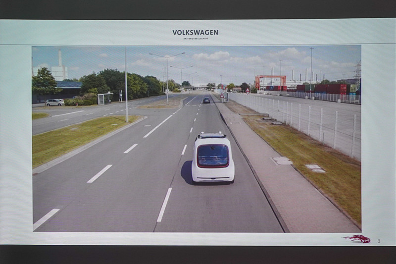 フォルクスワーゲンが開発しているレベル5の自動運転車「セドリック」