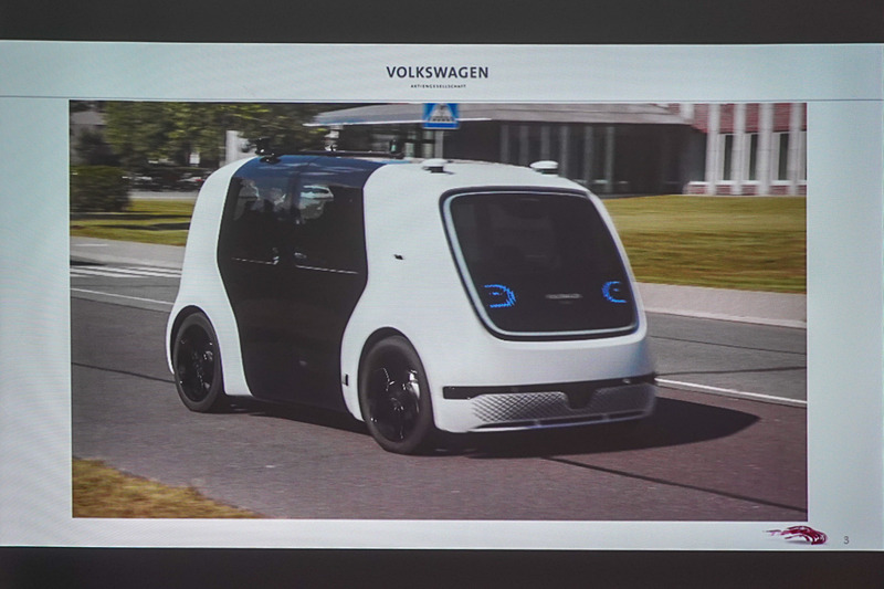 フォルクスワーゲンが開発しているレベル5の自動運転車「セドリック」
