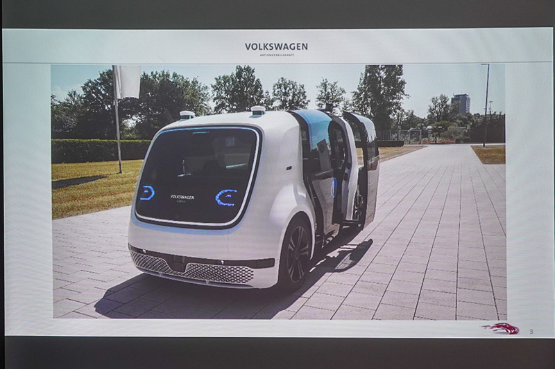 フォルクスワーゲンが開発しているレベル5の自動運転車「セドリック」