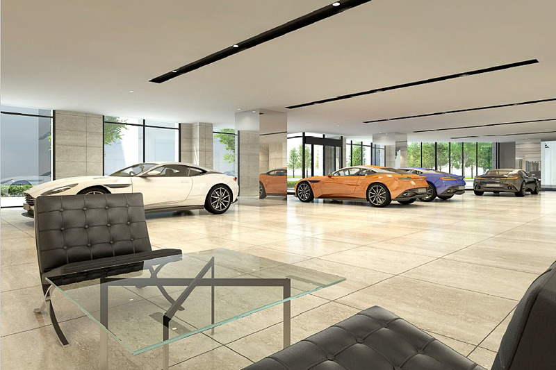 アストンマーティン横浜の完成イメージ