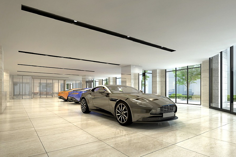 アストンマーティン横浜の完成イメージ