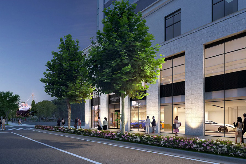 アストンマーティン横浜の完成イメージ