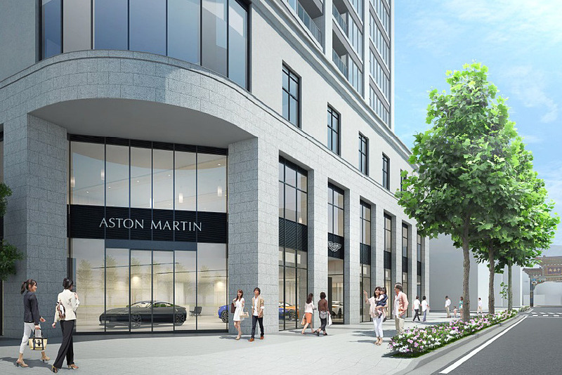 アストンマーティン横浜の完成イメージ