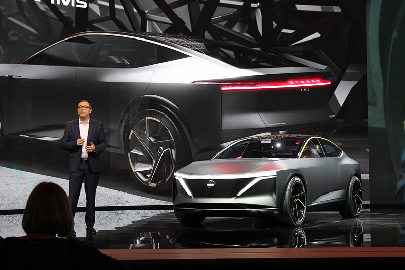 日産自動車はデトロイトショー 2019でEV（電気自動車）のコンセプトカー「Nissan IMs」を世界初公開