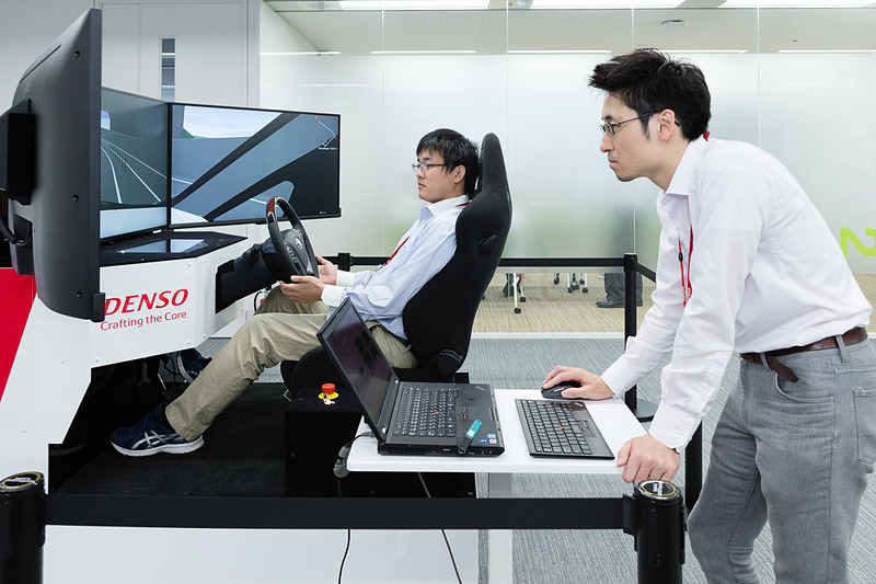 Global R&D Tokyo内で開発している技術など（写真提供：デンソー）