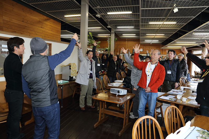 ドライビングパークの最後は豪華景品が当たる抽選会やじゃんけん大会が行なわれた