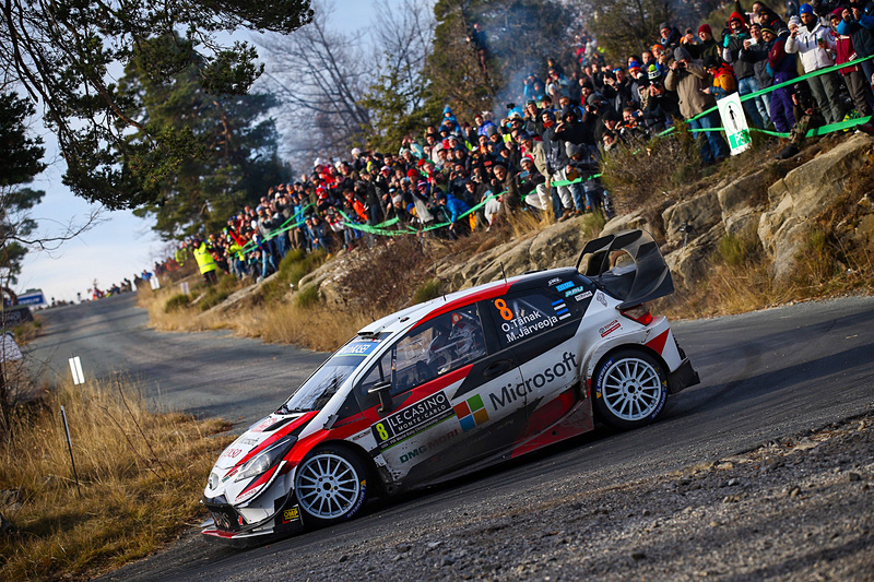 ヤリスWRC #8号車のオィット・タナック/マルティン・ヤルヴェオヤ組