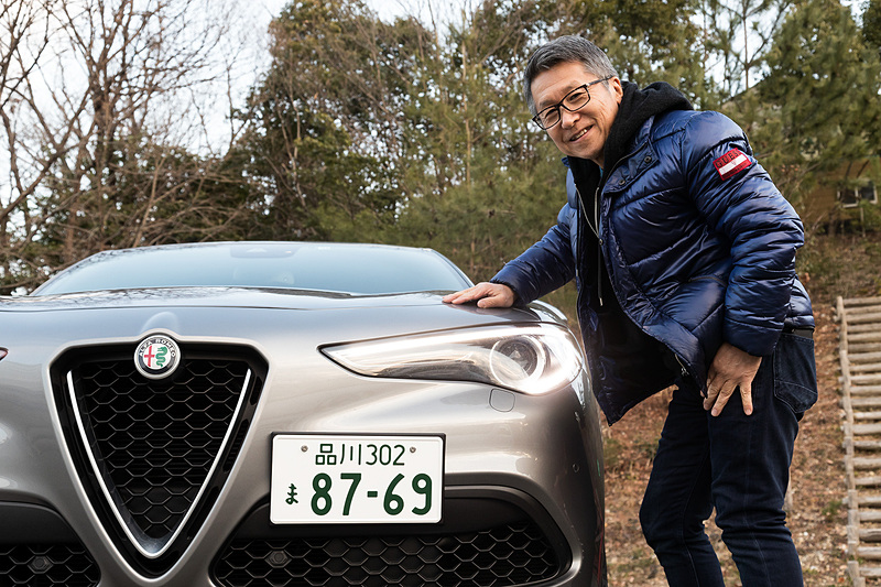 レーシングドライバーでありモータージャーナリストである松田秀士氏がステルヴィオの魅力に迫る