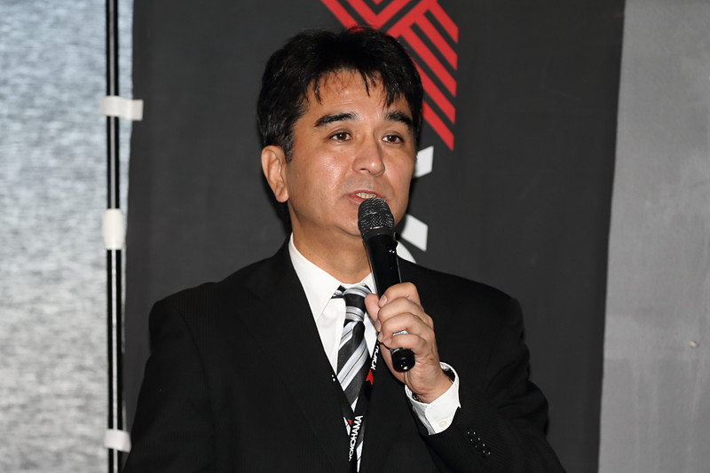 ブルーアースGTの開発陣。横浜ゴム株式会社 タイヤ第一設計部 設計1グループ グループリーダー 池上哲生氏