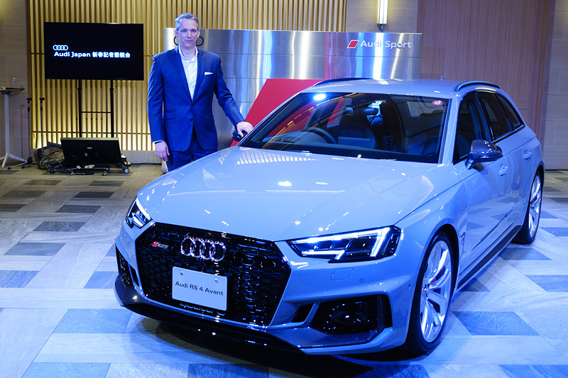 ノアック社長と「RS 4 アバント」