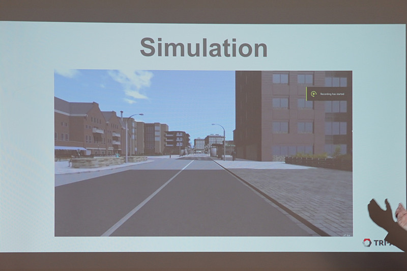 現実の環境をシミュレーションで再現