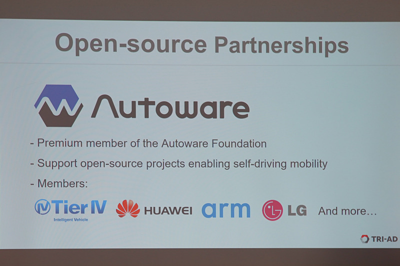 Autoware Foundationに加入、ソフトウェア開発はオープンソースで
