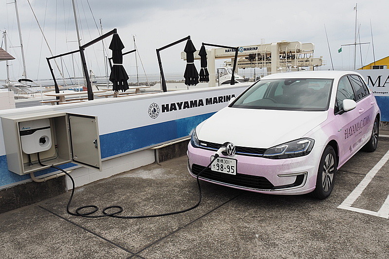 「e-ゴルフ」を無料貸し出しする「e-HAYAMACATION」が2019年12月31日まで期間延長