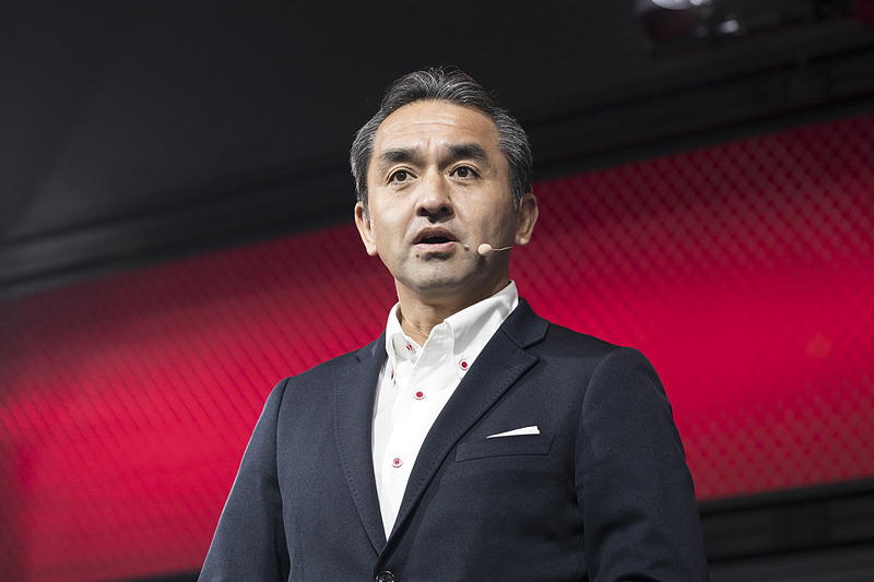 まずは本田技研工業株式会社 森山克英執行役員が挨拶に立った