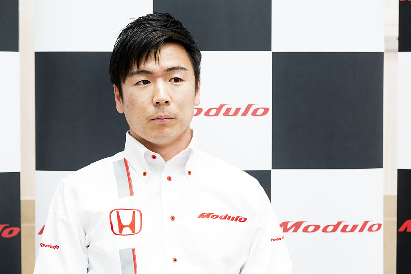 34号車「Modulo Drago CORSE」の大津弘樹選手。埼玉県出身、25歳