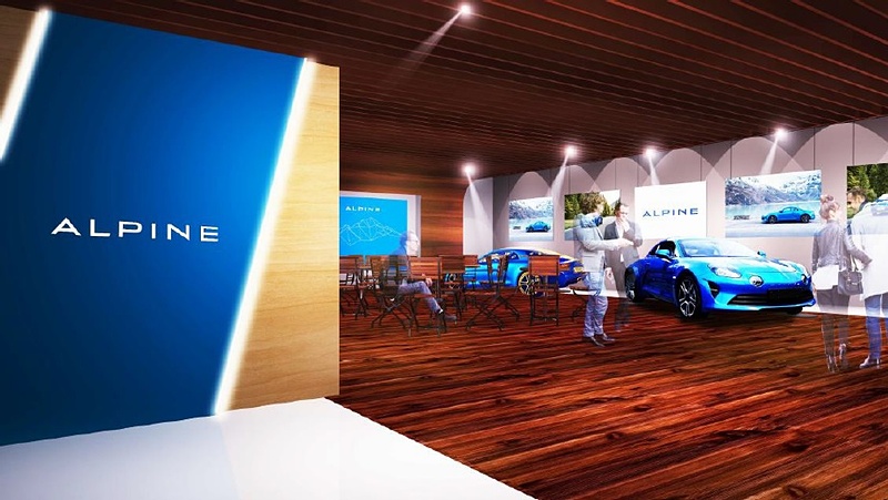 六本木ヒルズ ヒルサイド「ヒルズ カフェ/スペース」にオープンする「アルピーヌ ギャラリー」