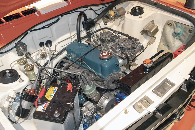 ニスモフェスティバルでは多少控えめ（？）に8500rpmでシフトチェンジしていたとのこと。回そうと思えば10000rpmまで回るという