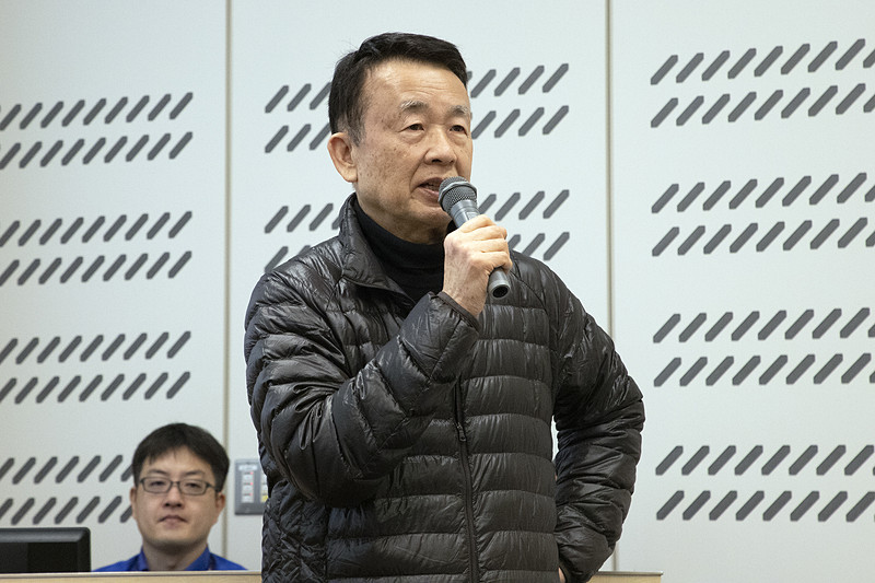 日産OBであり、日本モータースポーツ推進機構 理事長を務める日置和夫氏