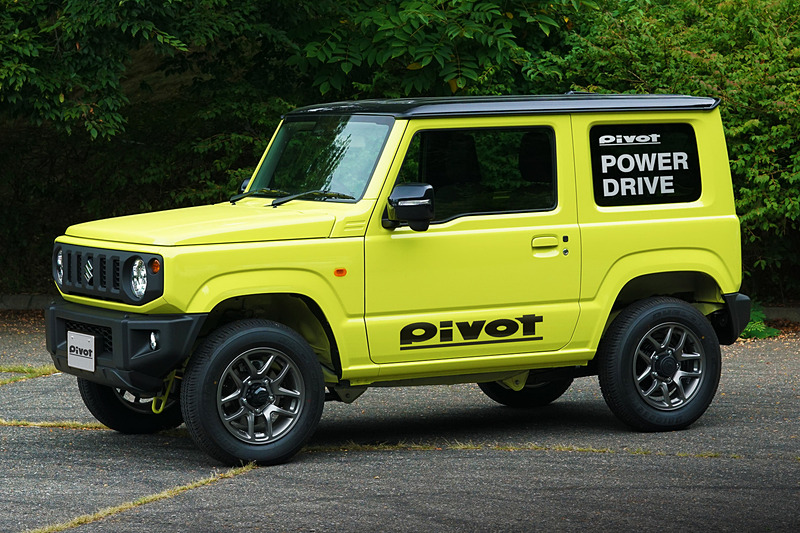 DPB-X2の「ジムニー」（JB64W）装着イメージ