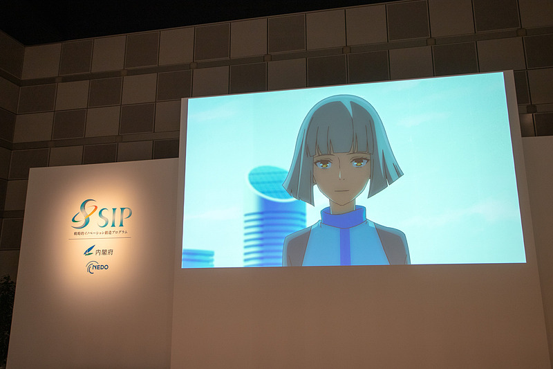 ここはウェルカムゾーンというスペース。今回のイベントがどんなものなのか、今後どういうものを目指していくのかを映像で解説するところ