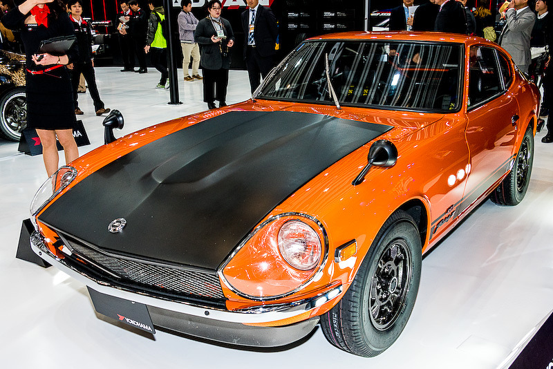 2017年1月の東京オートサロン 2017で「フェアレディZ 432R」に装着して展示されたADVAN HF Type Dのプロトタイプ