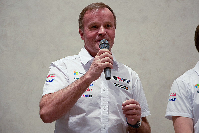 トミ・マキネン氏のドライブする「ヤリス WRC」が「モースポフェス 2019」で鈴鹿サーキットを走る