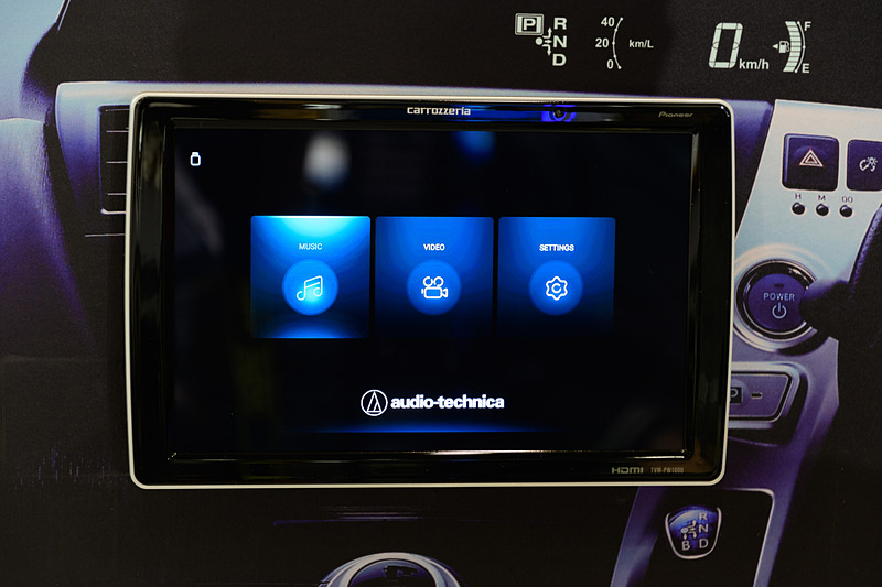 HDMIのためメニューも非常に鮮明に表示されている