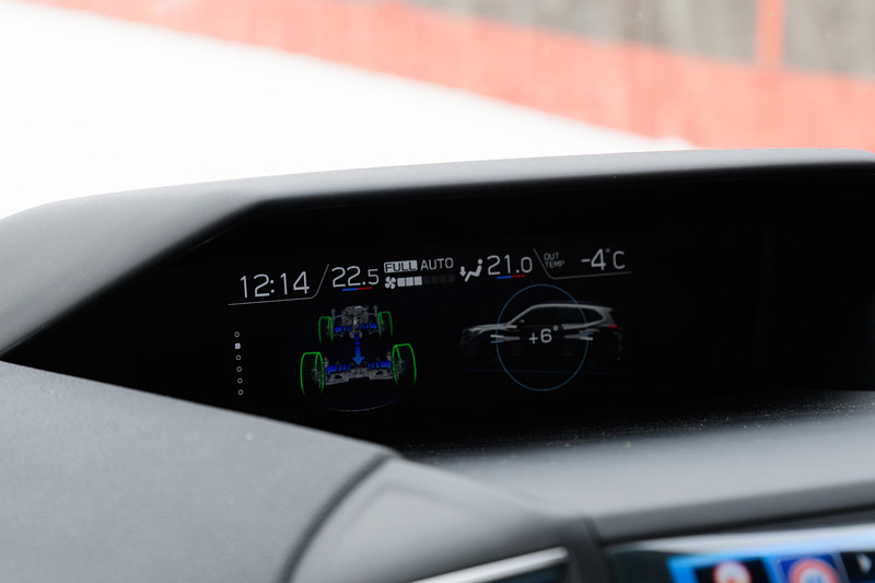 制御の状態を示すMFD。斜度も6度と表示されている