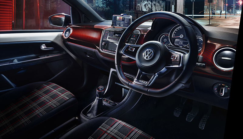 6速MTを採用するup! GTIのインテリア