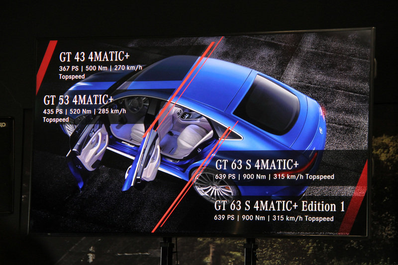 メルセデスAMG GT 4ドアクーペは高いパフォーマンス性能と快適性を併せ持つ