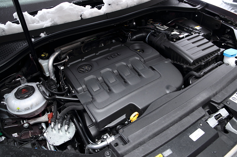 最高出力110kW（150PS）/3500-4000rpm、最大トルク340Nm（34.7kgfm）/1750-3000rpmを発生する直列4気筒DOHC 2.0リッターターボディーゼルエンジンを搭載し、トランスミッションにDCT（デュアルクラッチトランスミッション）の7速DSGを採用