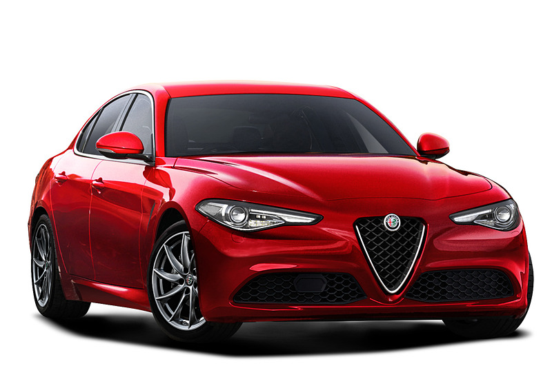 新型ディーゼルターボエンジンを搭載する「ジュリア」