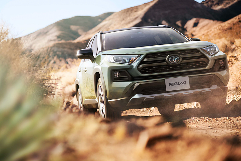 新型「RAV4」日本仕様のプロトタイプモデル