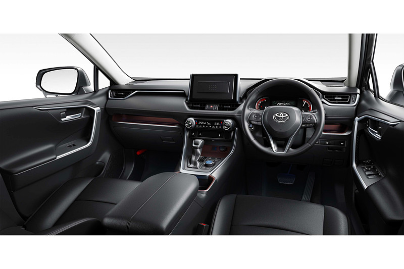 新型「RAV4」日本仕様プロトタイプモデルのインテリア