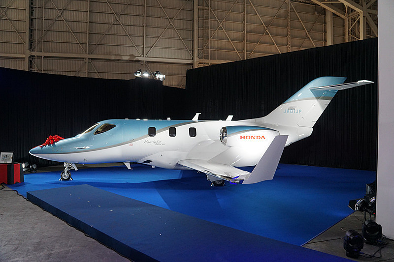 2年連続で小型ジェット機カテゴリーのデリバリー数世界第1位を達成した「HondaJet」
