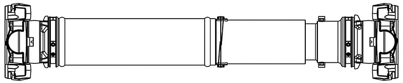 ボールスプライン付推進軸